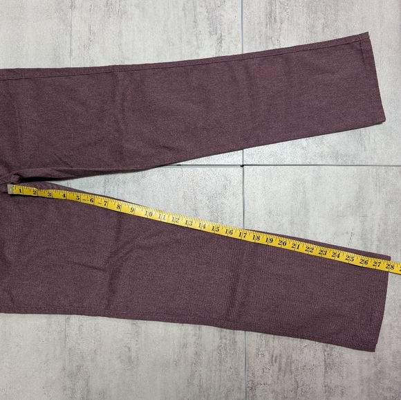 Nautica Burgundy Plum Pull On Stretch Waist Drawstring Pants Youth Size Large 14 - Picture 6 of 8
